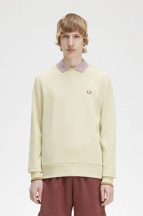 Fred P Crew Neck Sweatshirt - Oatmeal