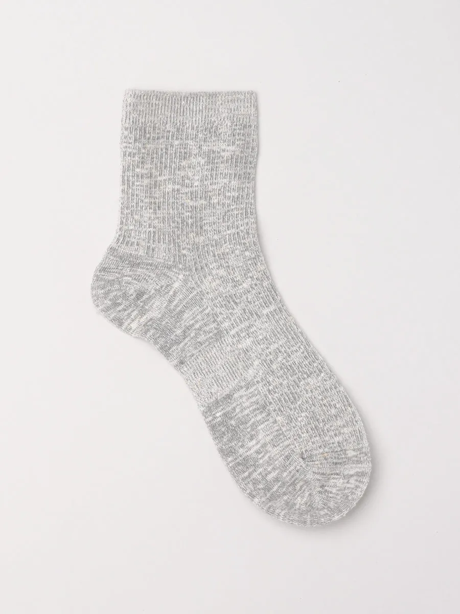 Hemp Cotton Melange Ankle Socks