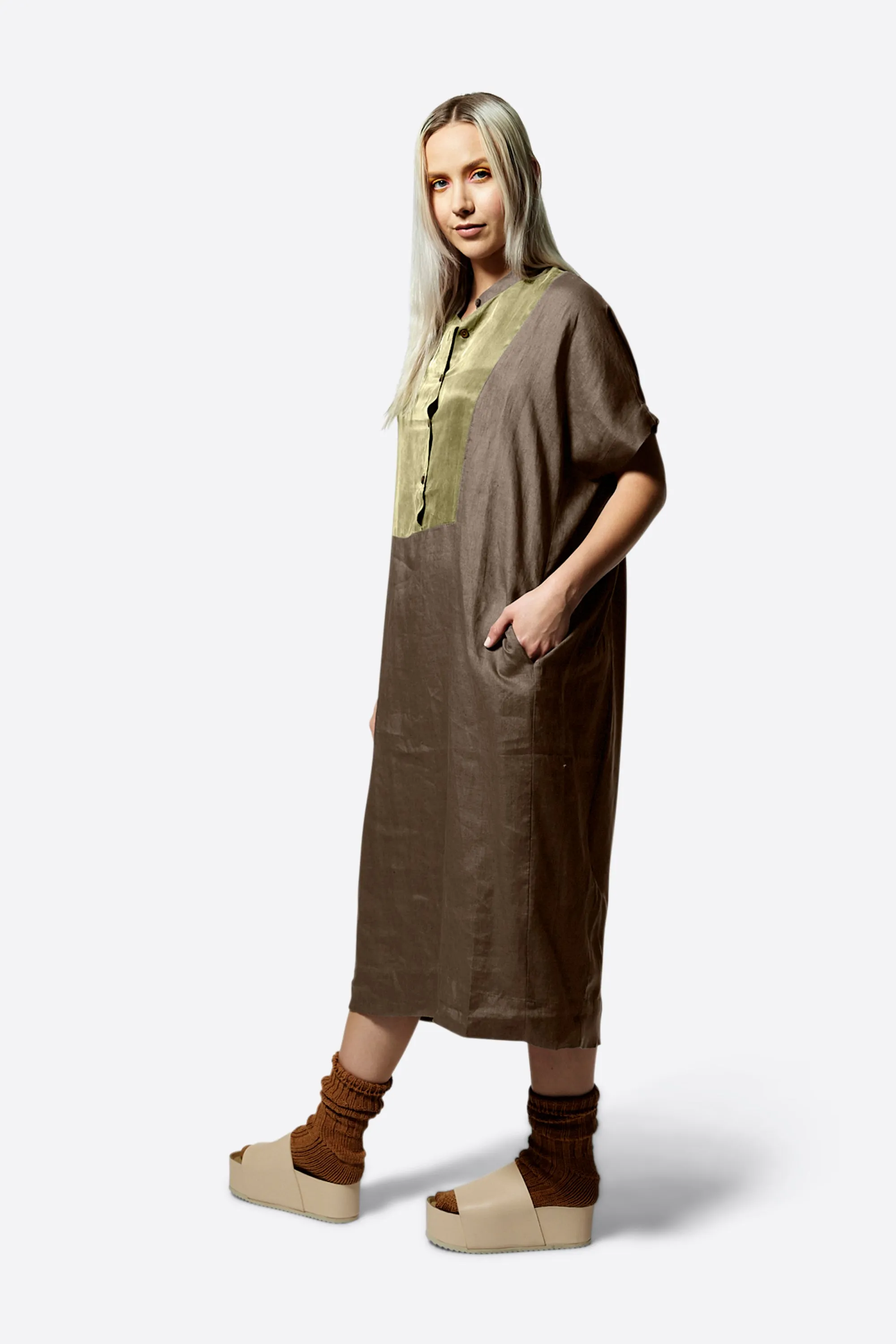 IIRAM HEMP CAFTAN DRESS