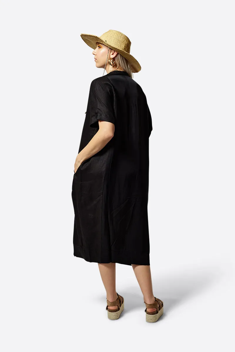 IIRAM HEMP CAFTAN DRESS