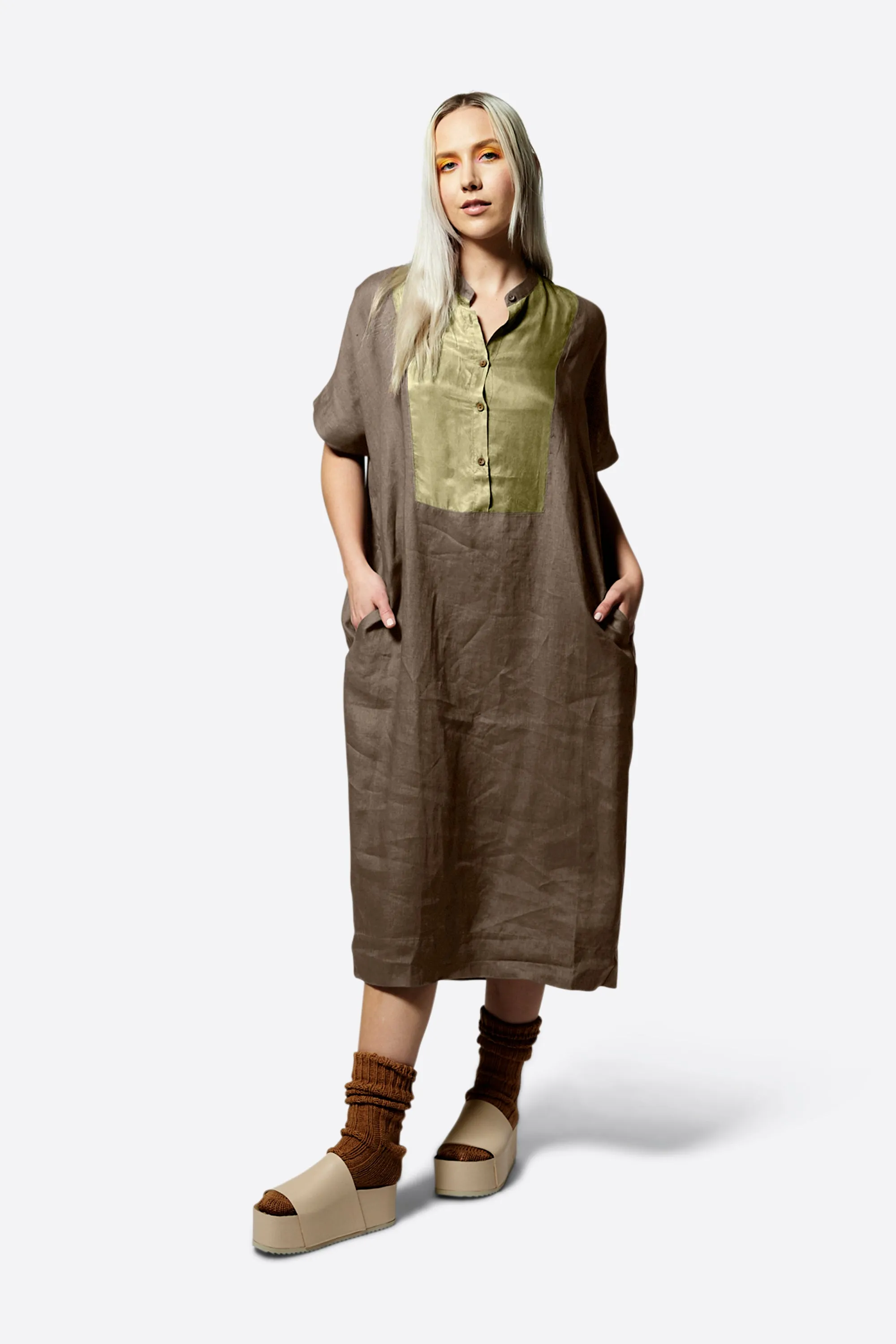 IIRAM HEMP CAFTAN DRESS