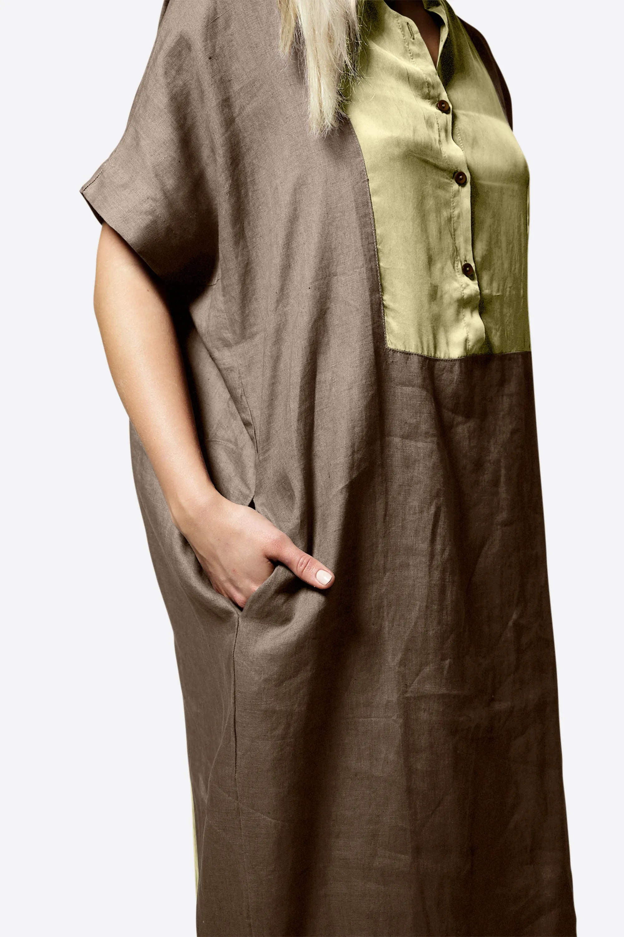 IIRAM HEMP CAFTAN DRESS