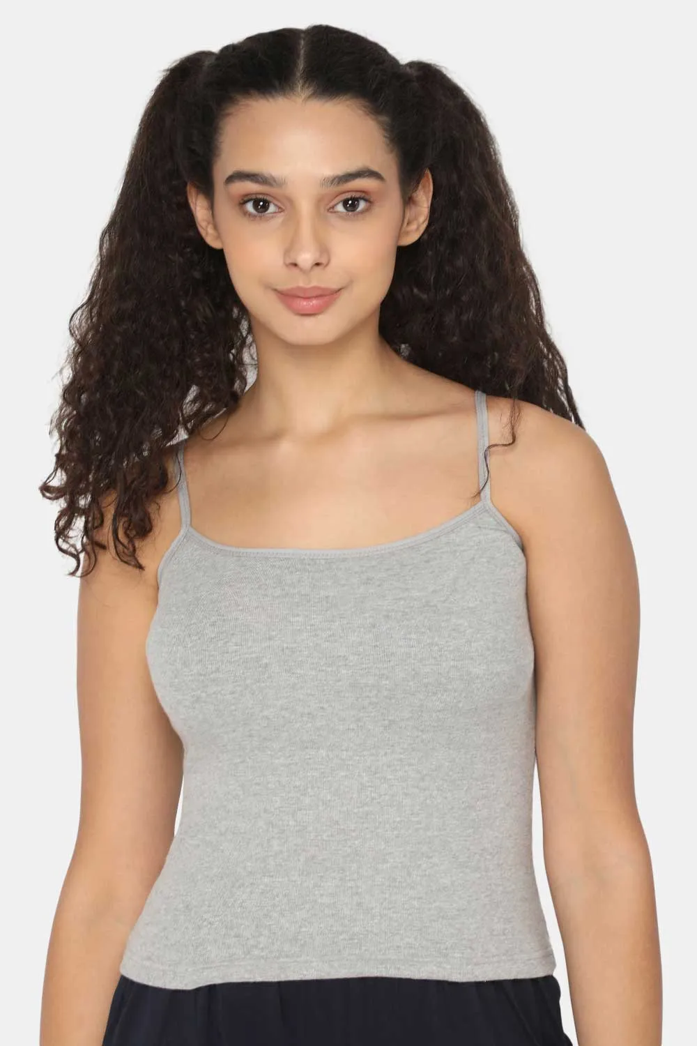 Intimacy Full Coverage Non-Padded Cotton Slip Camisole – IN02 | Wire-Free & Moisture-Wicking Design