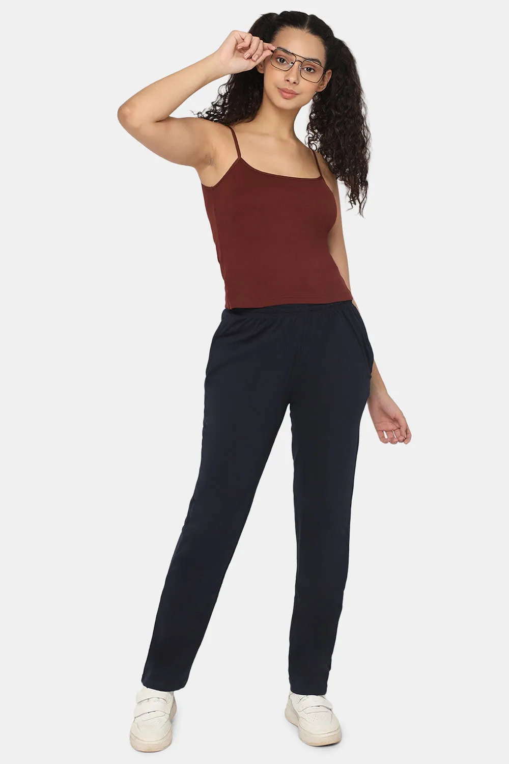 Intimacy Full Coverage Non-Padded Cotton Slip Camisole – IN02 | Wire-Free & Moisture-Wicking Design