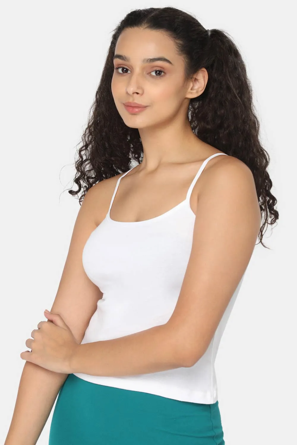 Intimacy Full Coverage Non-Padded Cotton Slip Camisole – IN02 | Wire-Free & Moisture-Wicking Design