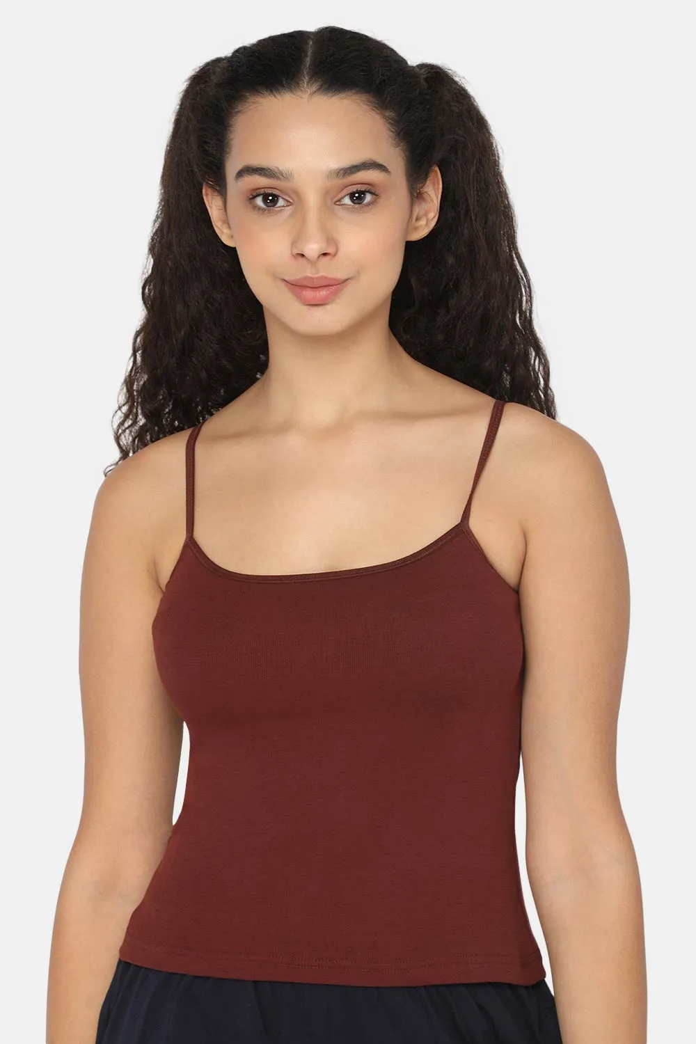 Intimacy Full Coverage Non-Padded Cotton Slip Camisole – IN02 | Wire-Free & Moisture-Wicking Design