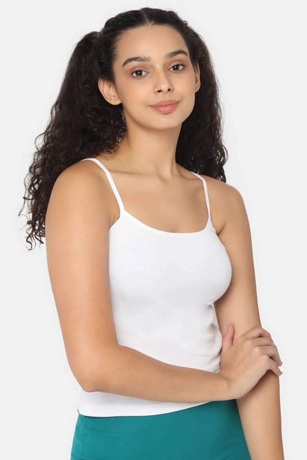 Intimacy Full Coverage Non-Padded Cotton Slip Camisole – IN02 | Wire-Free & Moisture-Wicking Design