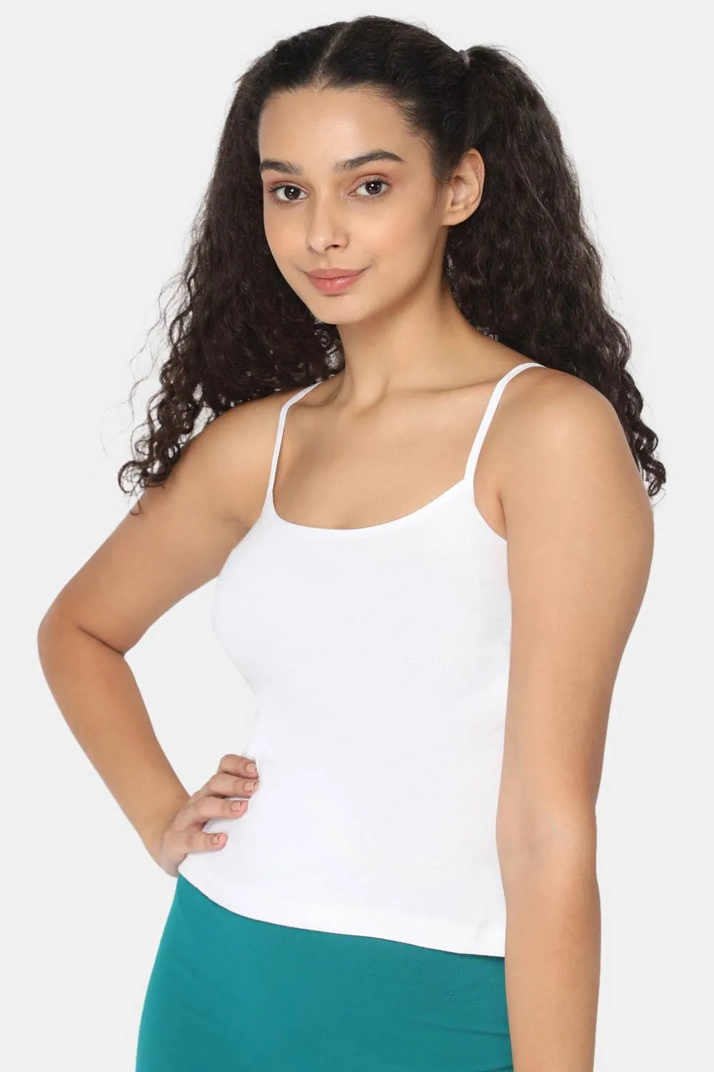 Intimacy Full Coverage Non-Padded Cotton Slip Camisole – IN02 | Wire-Free & Moisture-Wicking Design