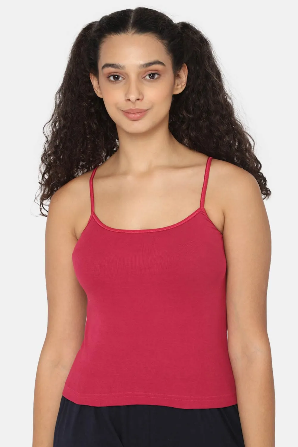 Intimacy Full Coverage Non-Padded Cotton Slip Camisole – IN02 | Wire-Free & Moisture-Wicking Design