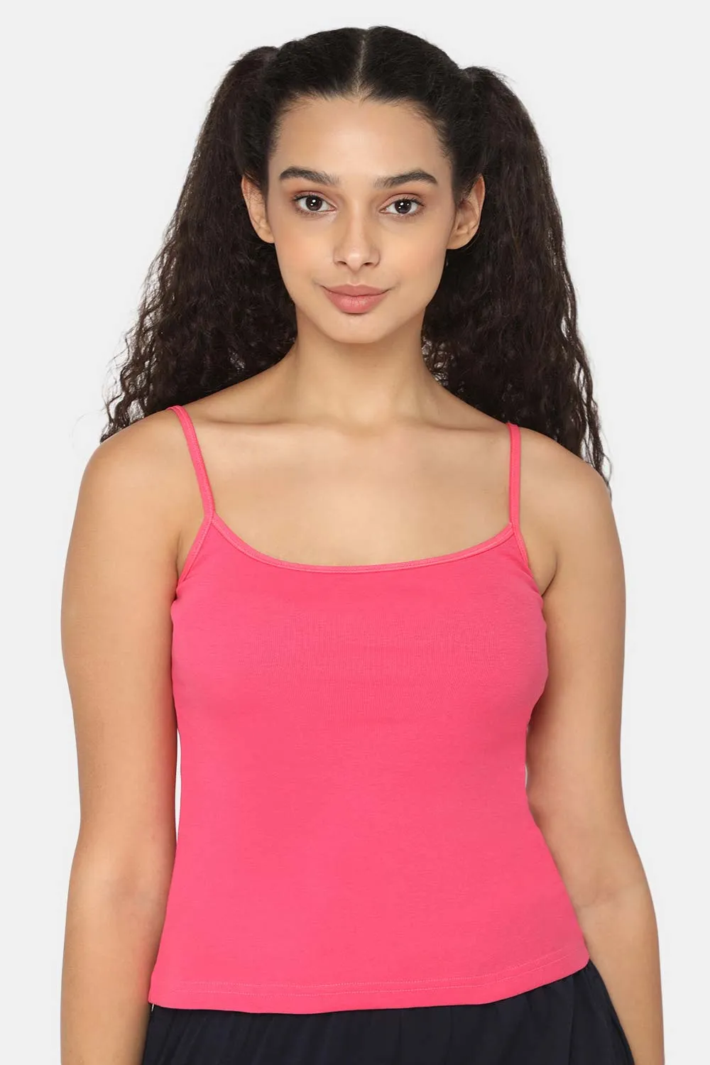 Intimacy Full Coverage Non-Padded Cotton Slip Camisole – IN02 | Wire-Free & Moisture-Wicking Design