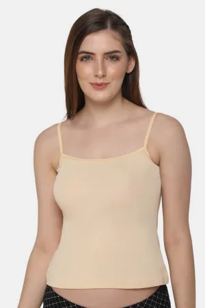 Intimacy Full Coverage Non-Padded Cotton Slip Camisole – IN02 | Wire-Free & Moisture-Wicking Design