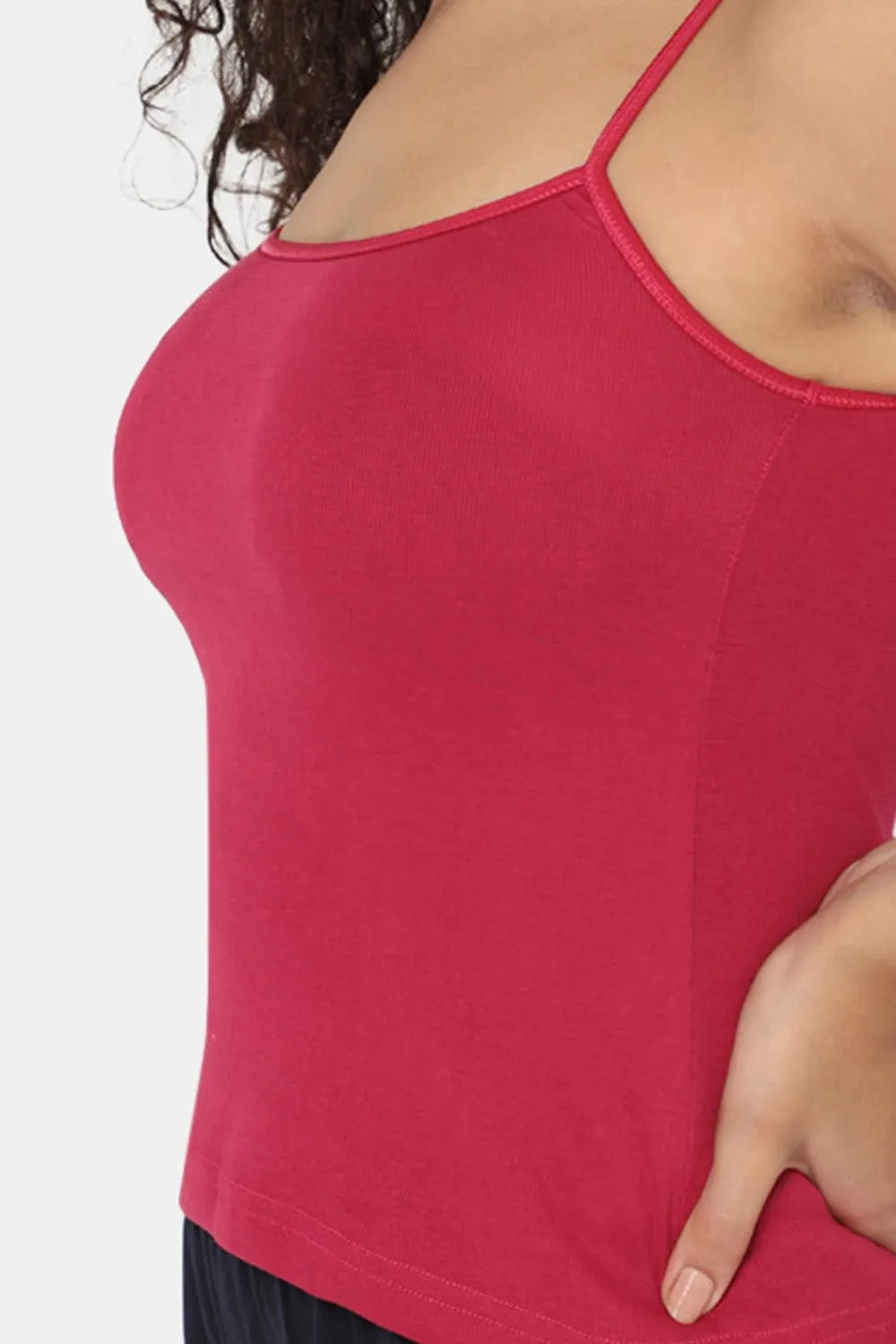 Intimacy Full Coverage Non-Padded Cotton Slip Camisole – IN02 | Wire-Free & Moisture-Wicking Design