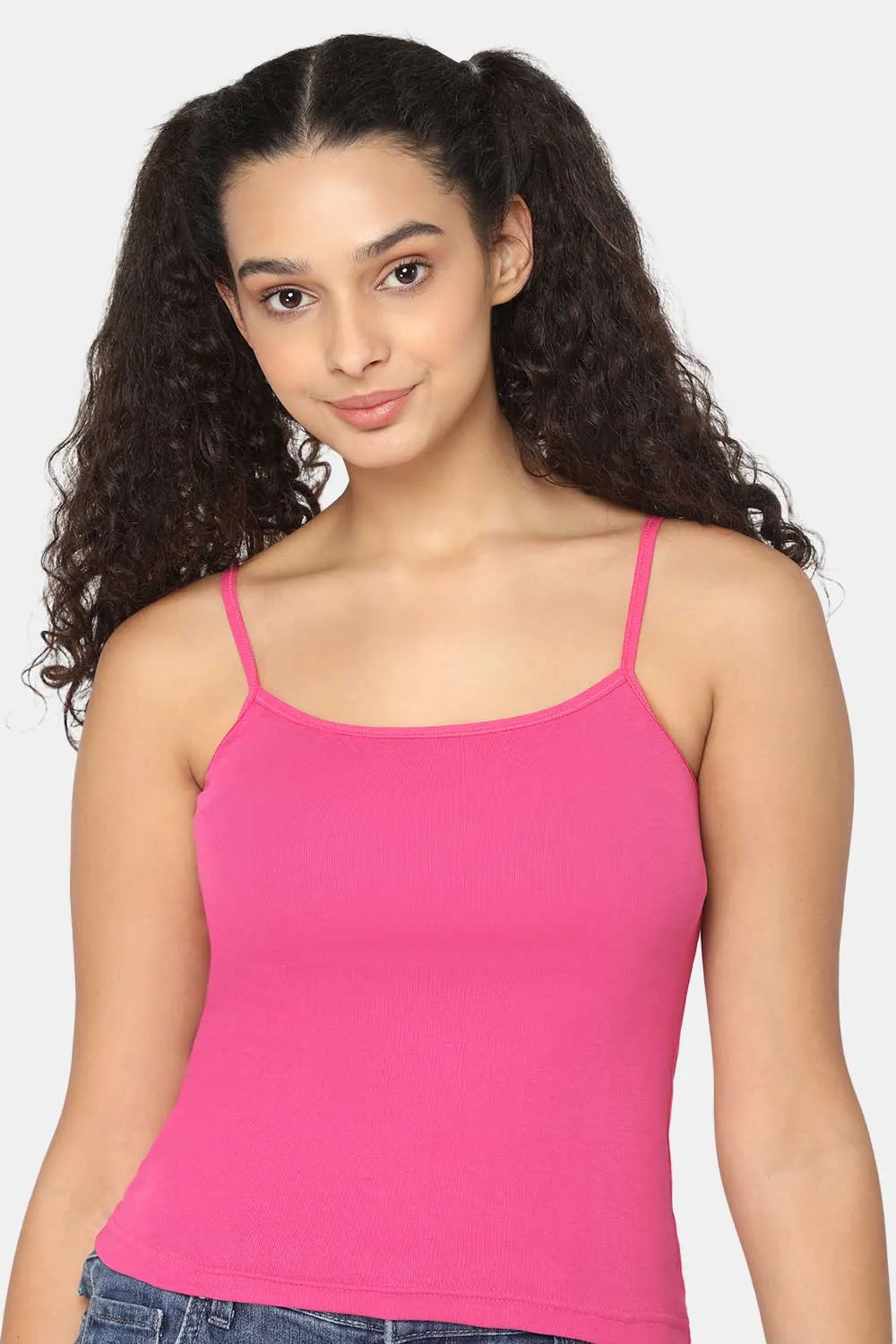 Intimacy Full Coverage Non-Padded Cotton Slip Camisole – IN02 | Wire-Free & Moisture-Wicking Design