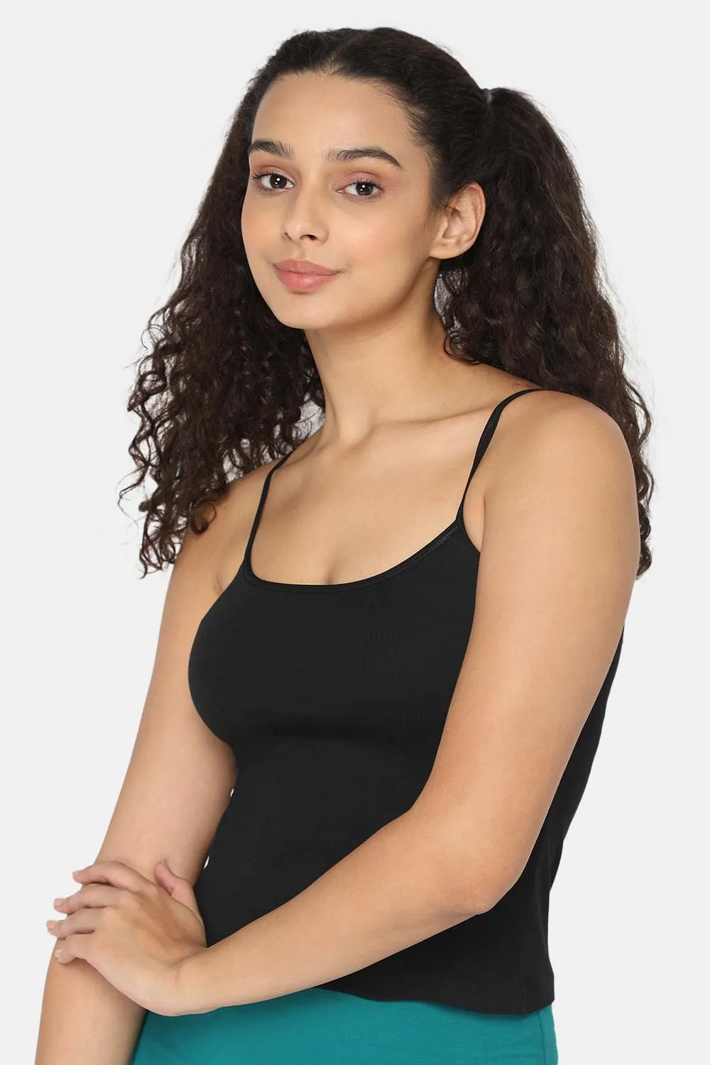 Intimacy Full Coverage Non-Padded Cotton Slip Camisole – IN02 | Wire-Free & Moisture-Wicking Design