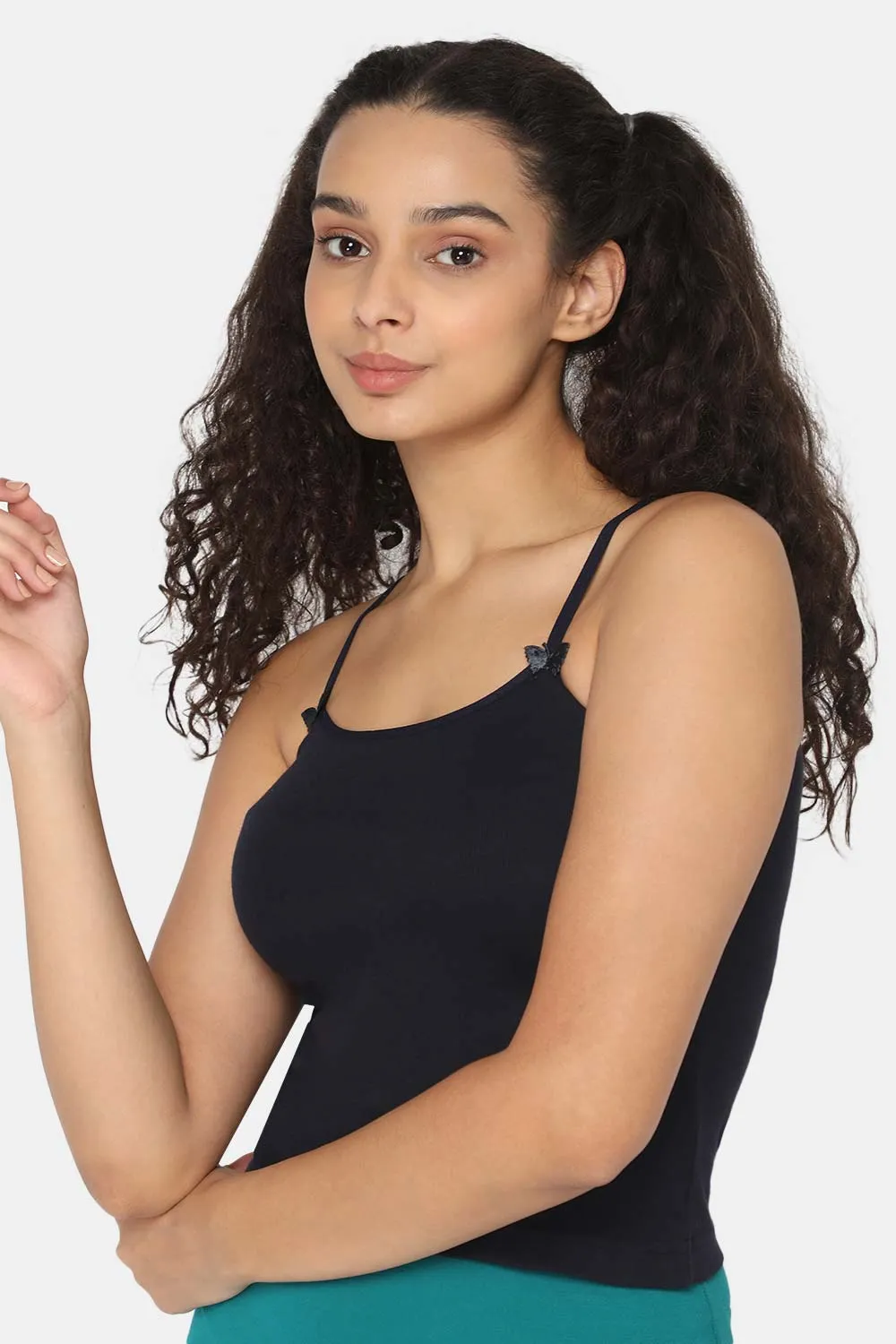 Intimacy Full Coverage Non-Padded Cotton Slip Camisole – IN02 | Wire-Free & Moisture-Wicking Design