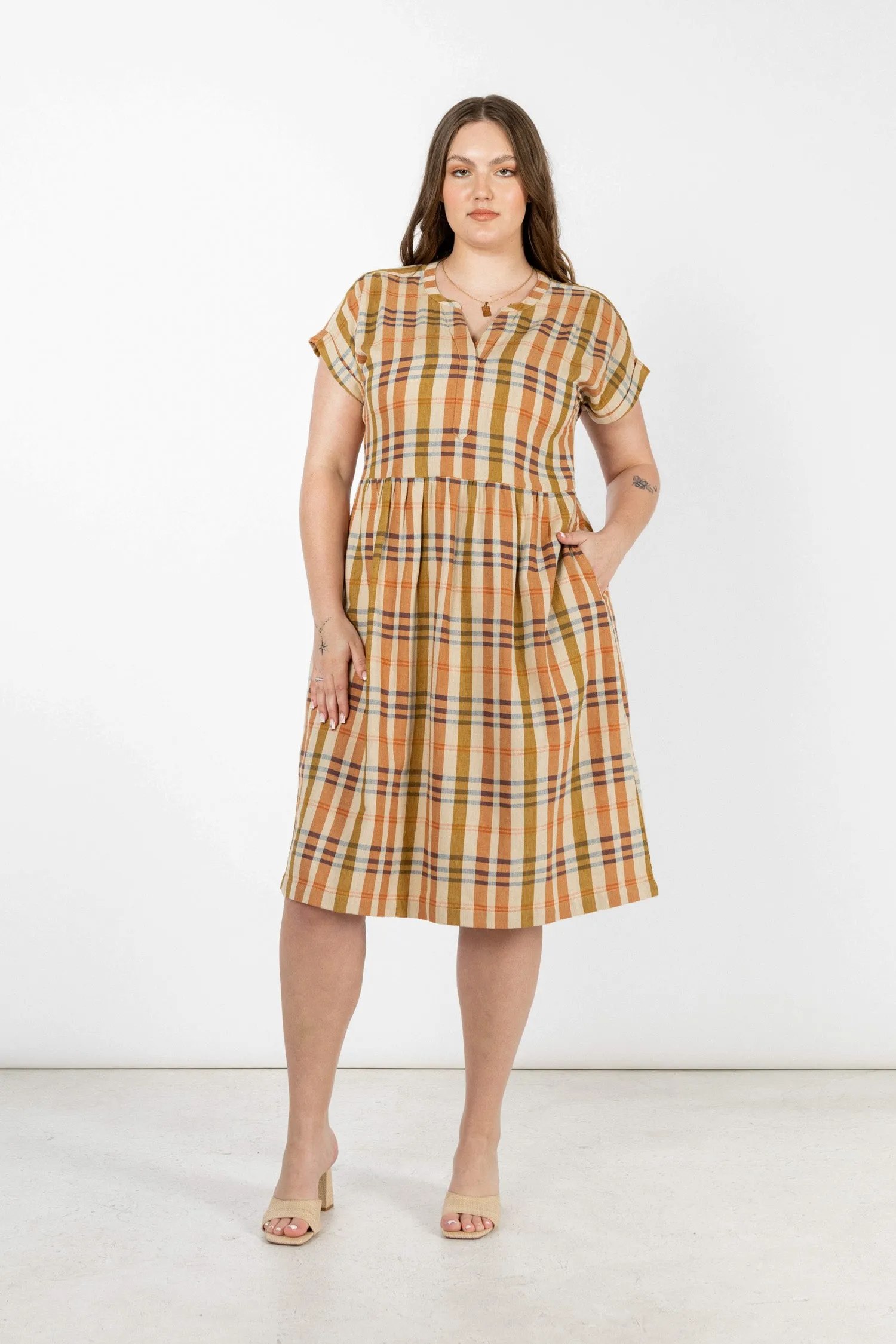 Ira Dress / Heceta Plaid