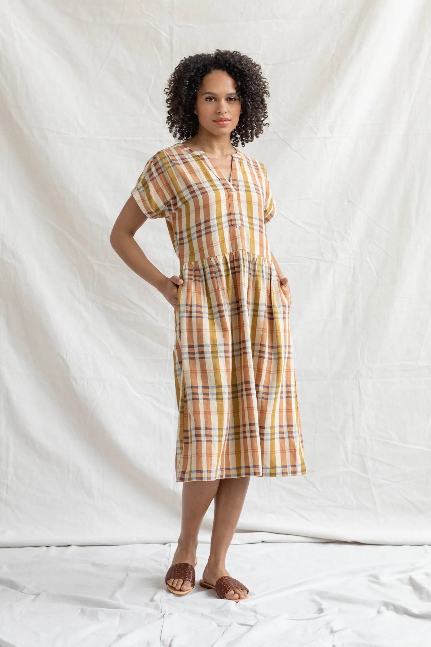 Ira Dress / Heceta Plaid