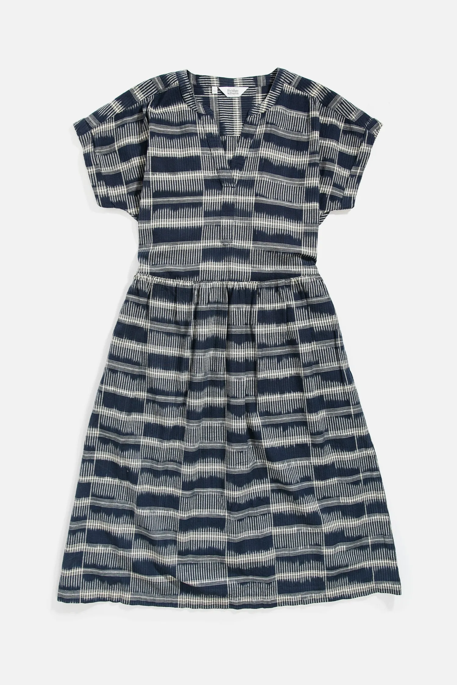 Ira Dress / Ikat Plaid