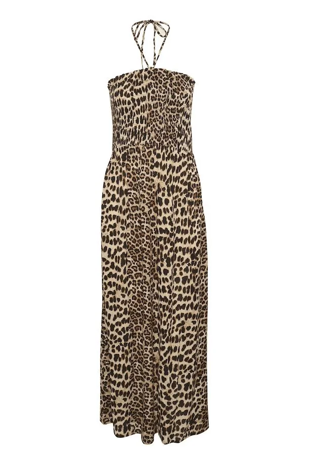 KAFFE KAMBER Leopard Maxi Dress