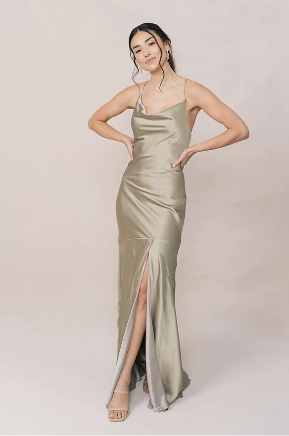 Kimora Satin Dress | Made To Order