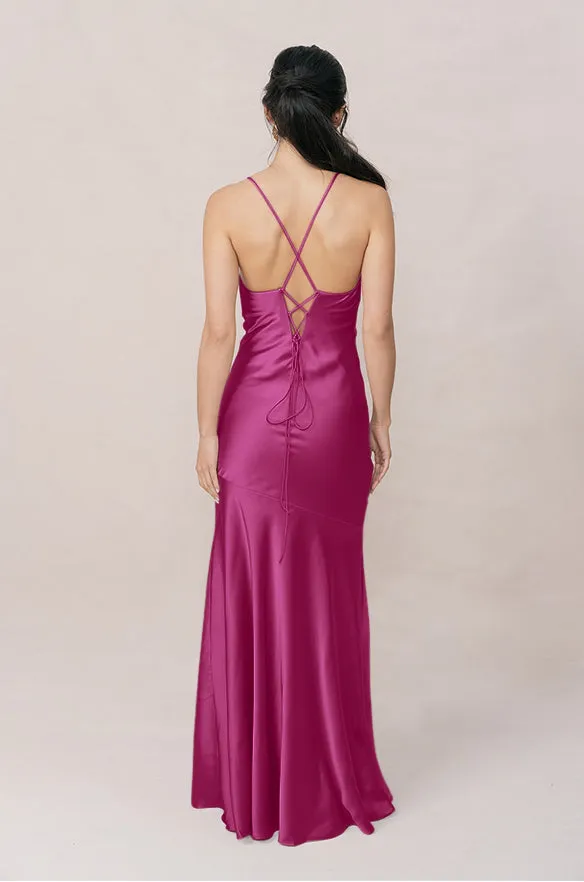 Kimora Satin Dress | Made To Order