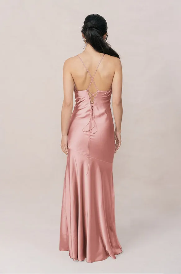 Kimora Satin Dress | Made To Order