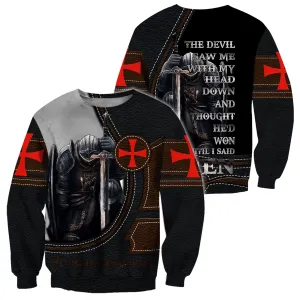 Knights Templar Sons Of God Jesus - Christian Sweatshirt For Women & Men