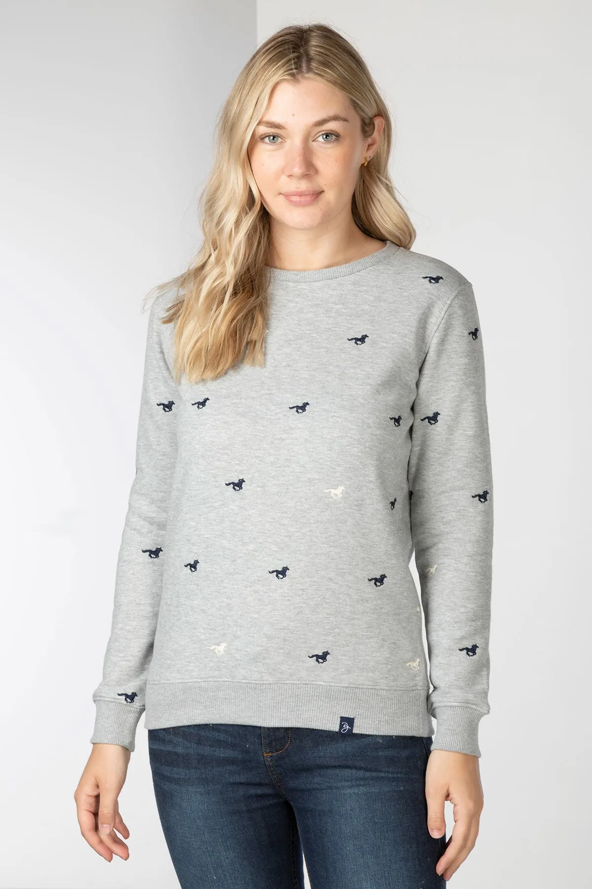 Ladies Embroidered Sweatshirt - Emily