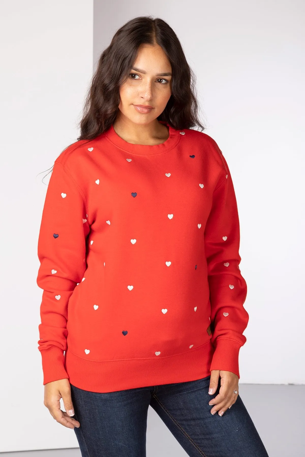 Ladies Embroidered Sweatshirt - Emily