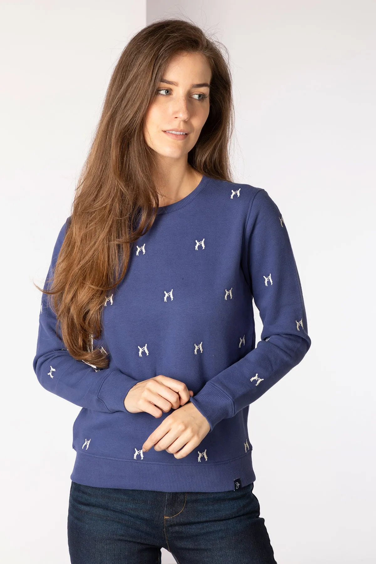 Ladies Embroidered Sweatshirt - Emily