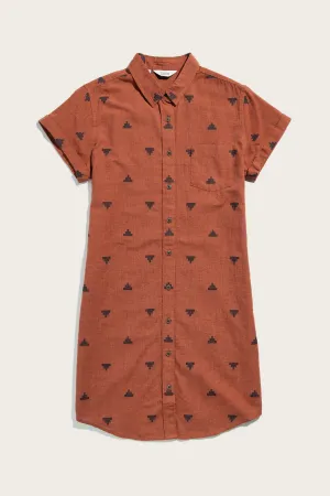 Loren Shirt Dress / Rust Fil-Coupé Pyramids