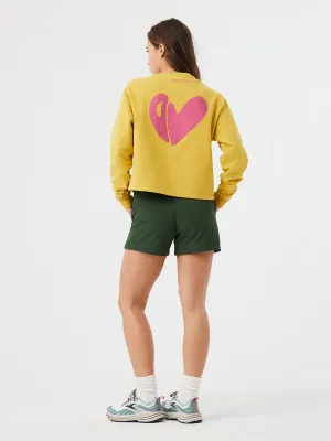 Love Without OV Cropped Sweatshirt