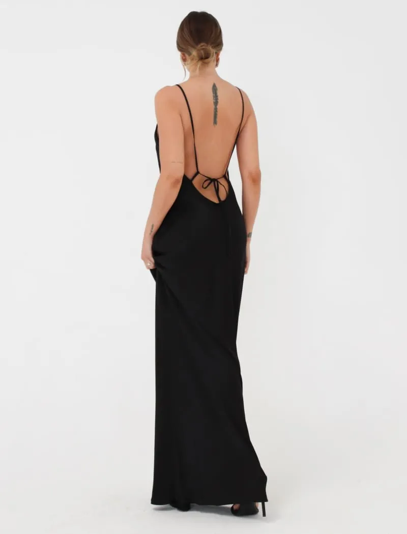 Low Tide Maxi Dress | Black