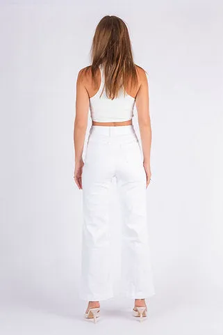 Maddie Flared Jeans - White