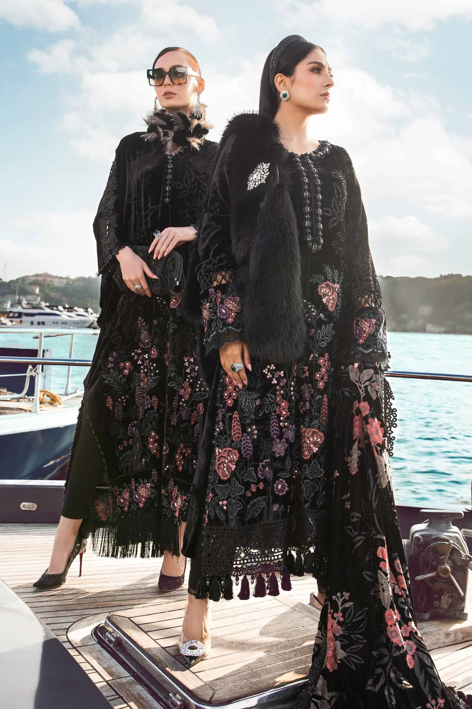 MARIA.B Linen Winter Collection – Black DL-1102