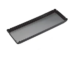 Mastercraft Heavy Base Loose Base Rectangular Flan/Quiche Pan 36x13cm