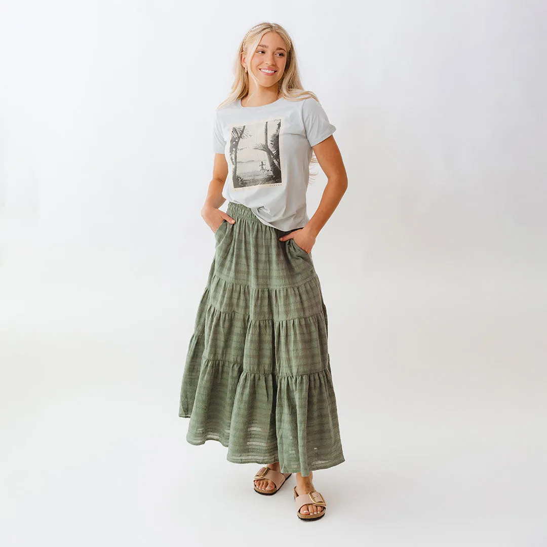 Maxi Skirt, Sage