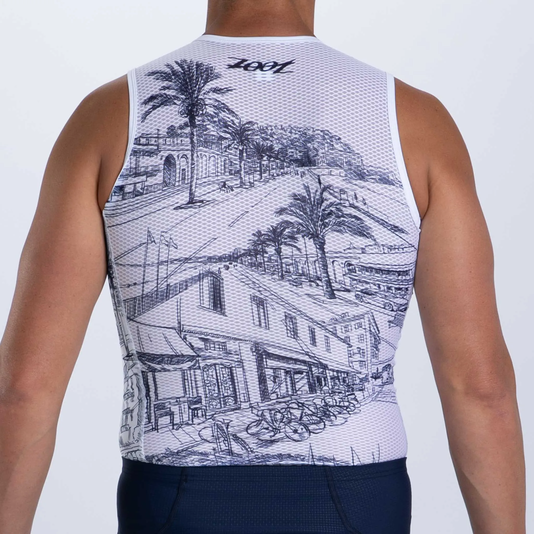 Men's Ltd Cycle Base Layer - Cote d'Azur