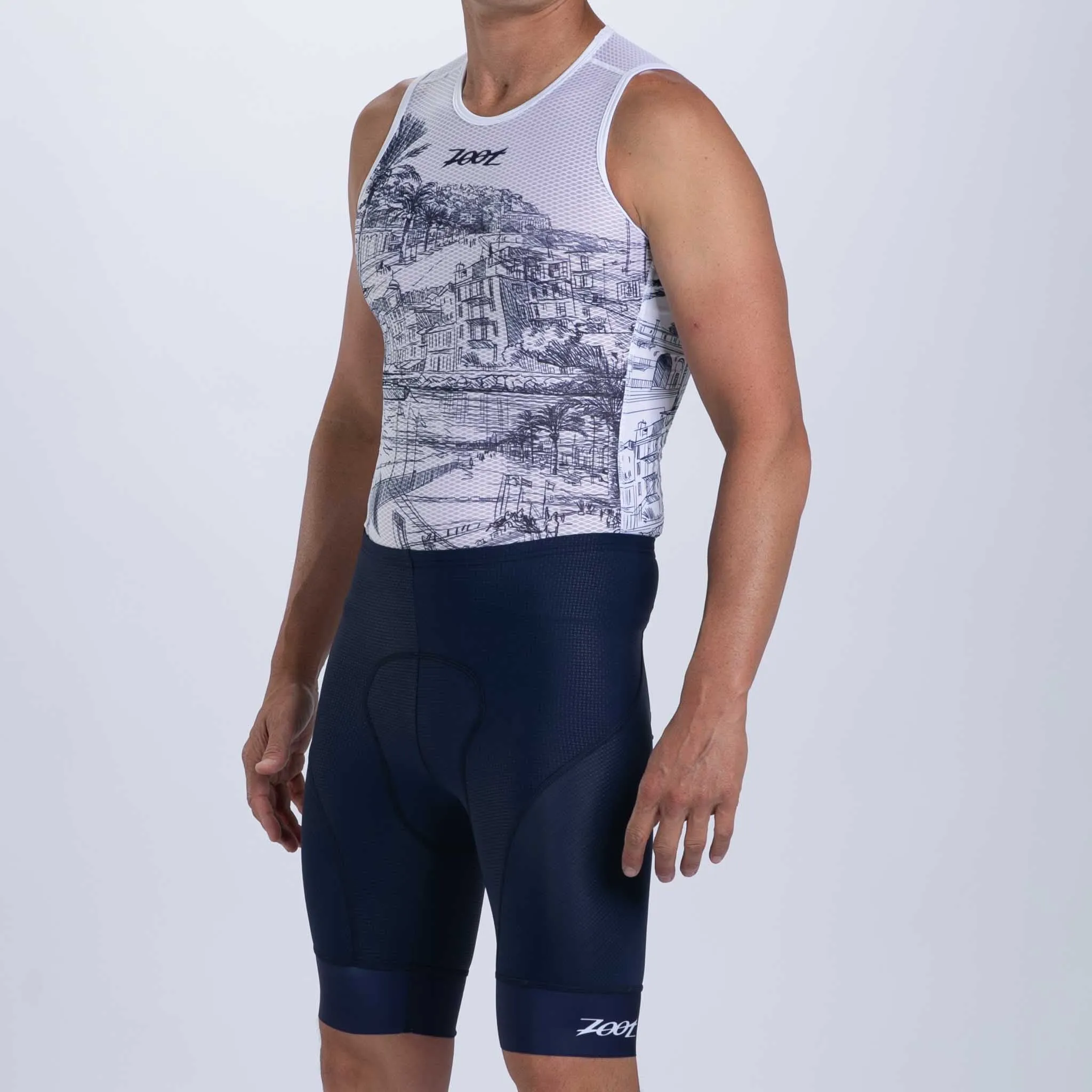 Men's Ltd Cycle Base Layer - Cote d'Azur