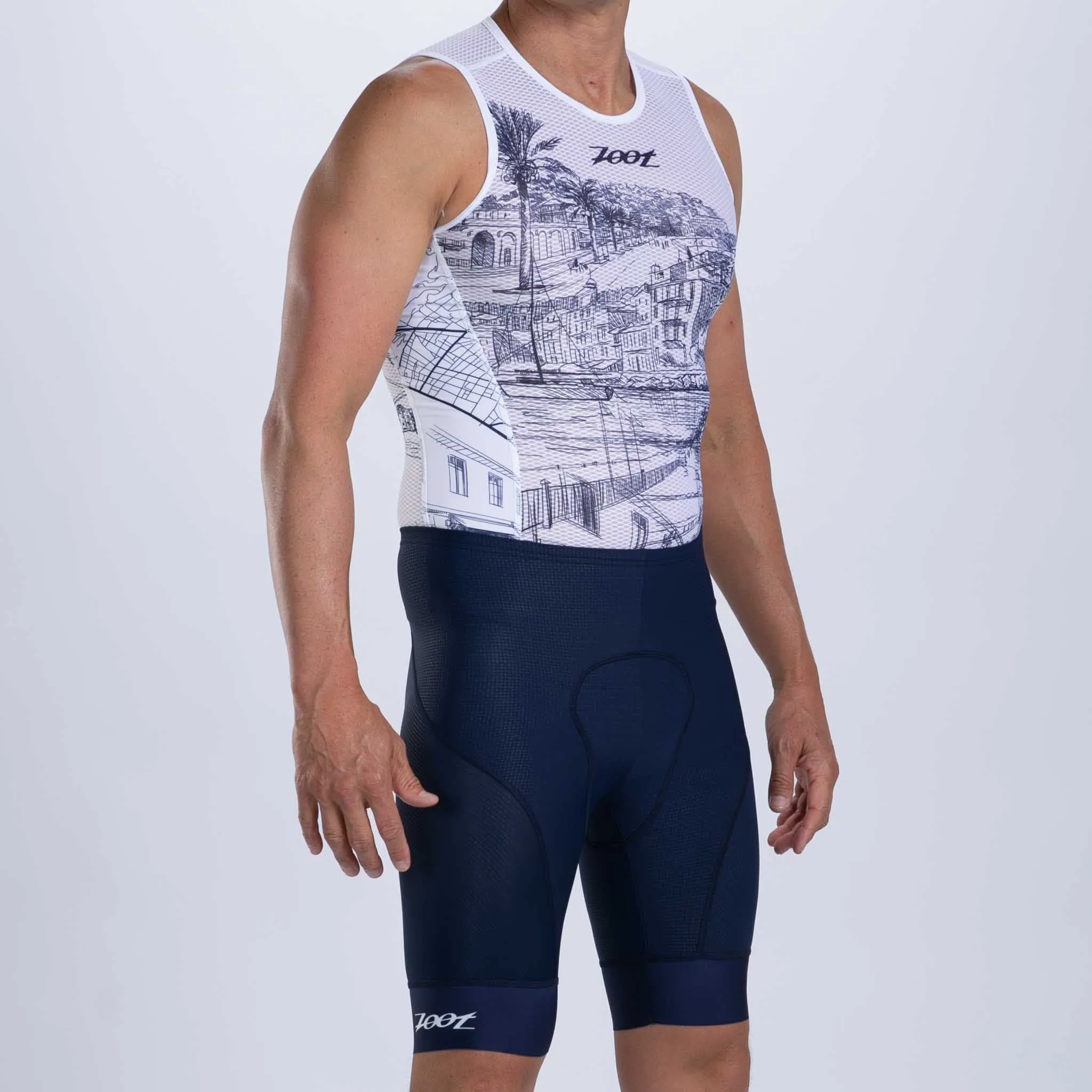 Men's Ltd Cycle Base Layer - Cote d'Azur