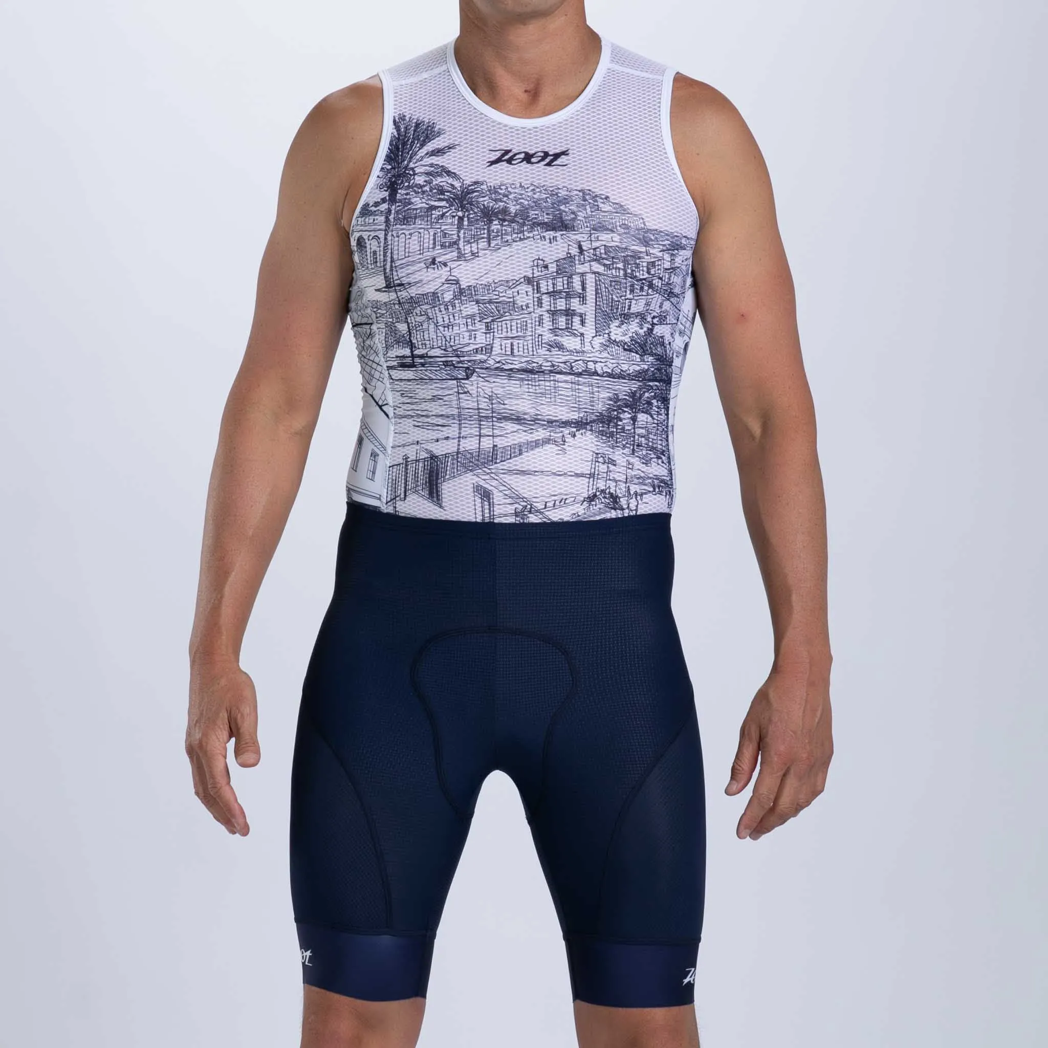 Men's Ltd Cycle Base Layer - Cote d'Azur