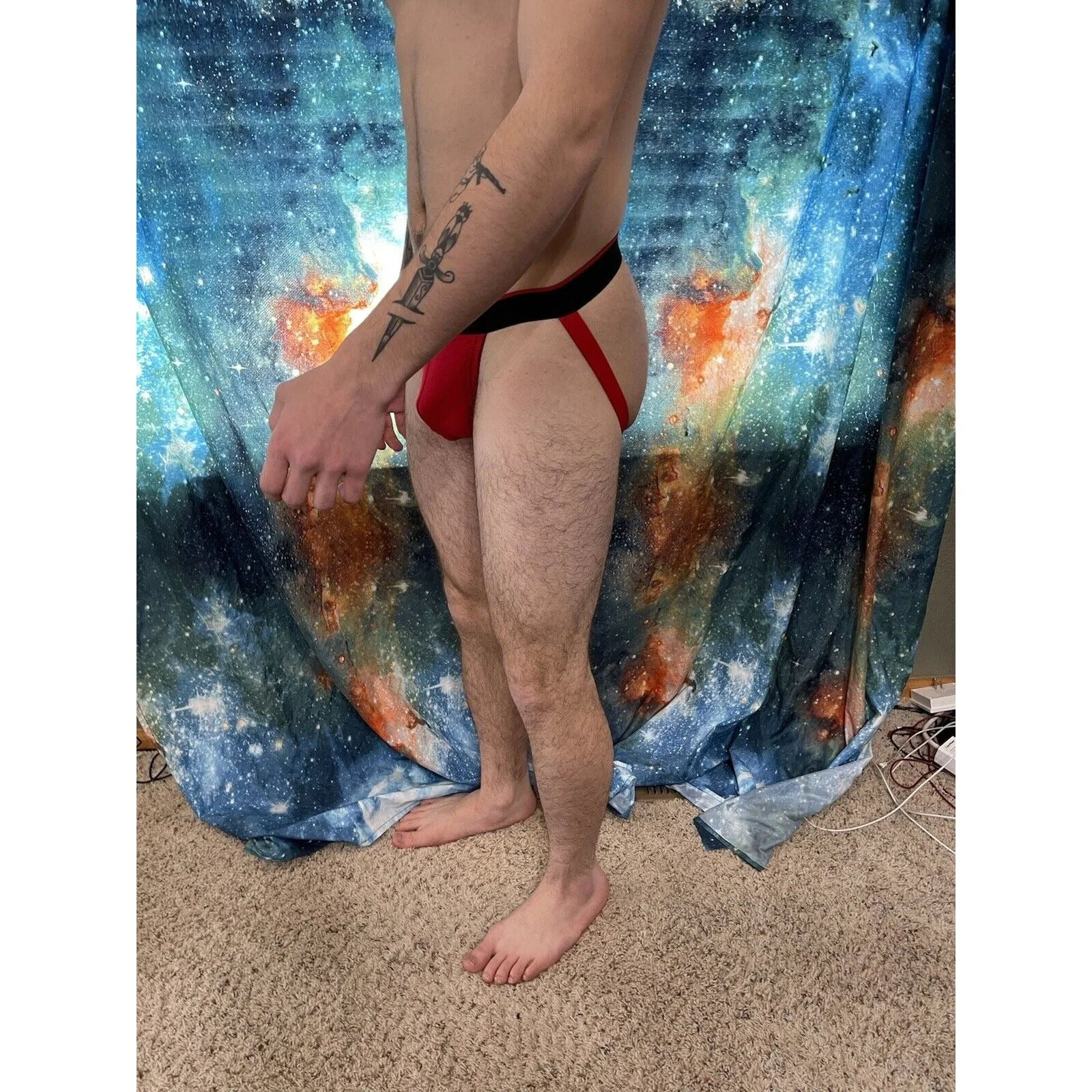 Men's Red Papi Jockstrap XL