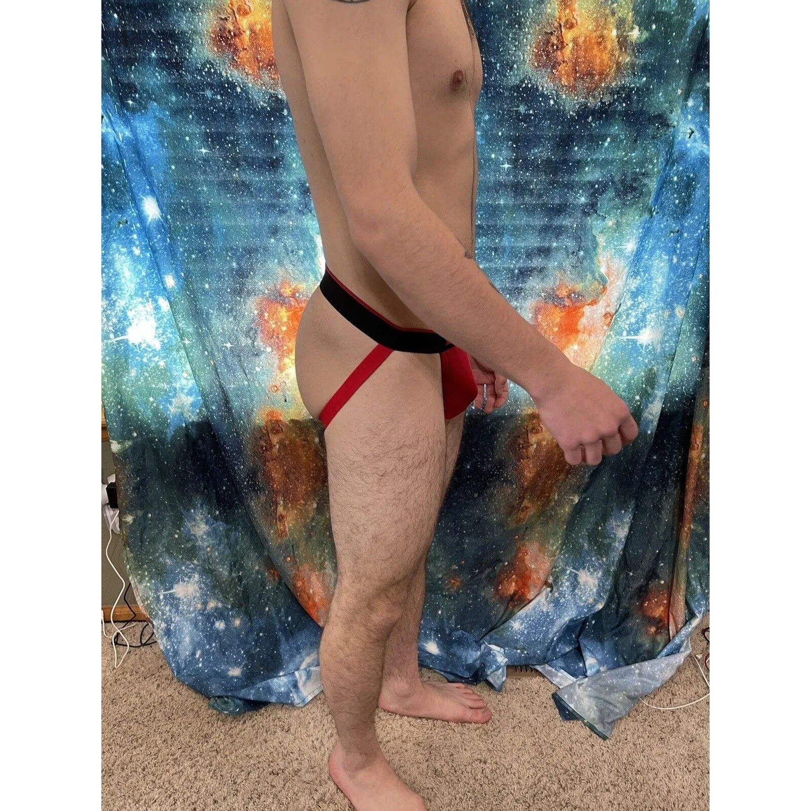 Men's Red Papi Jockstrap XL