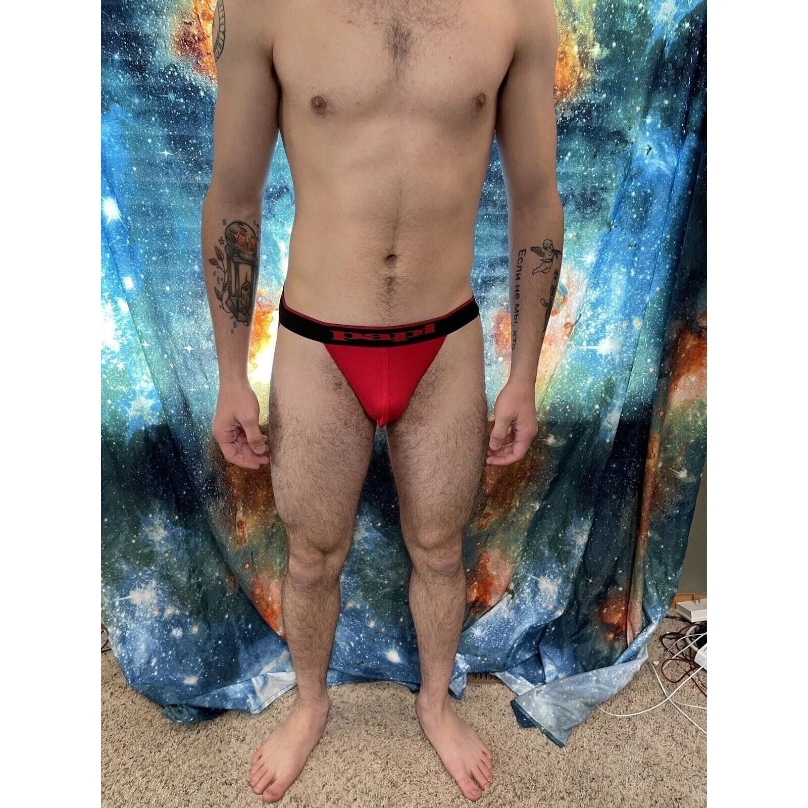 Men's Red Papi Jockstrap XL