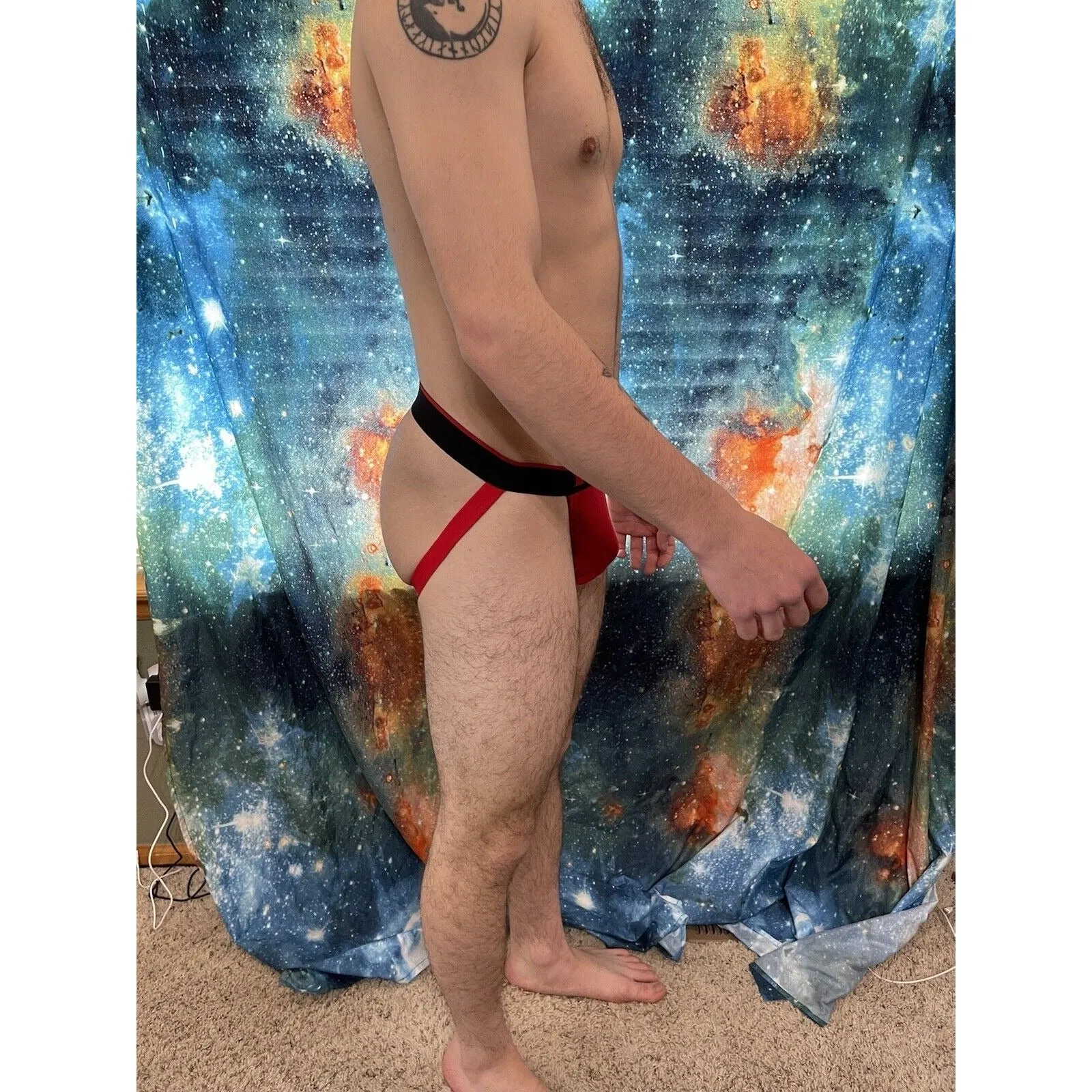 Men's Red Papi Jockstrap XL