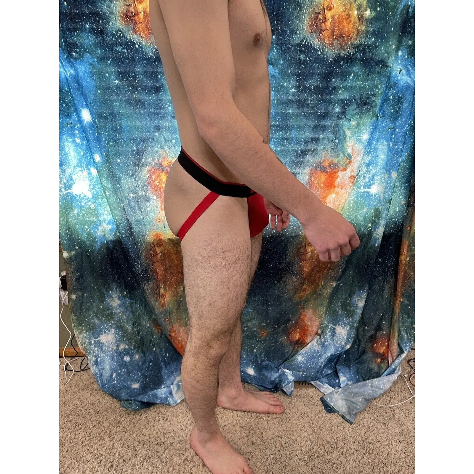 Men's Red Papi Jockstrap XL