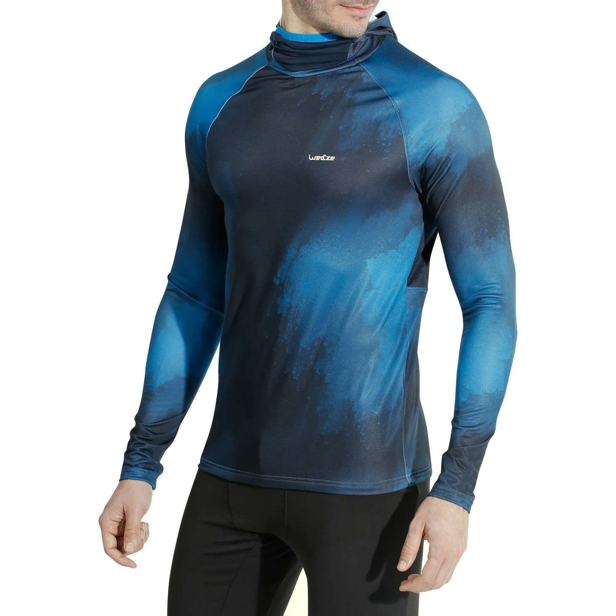 Men's Ski Base Layer Hood Top Freshwarm