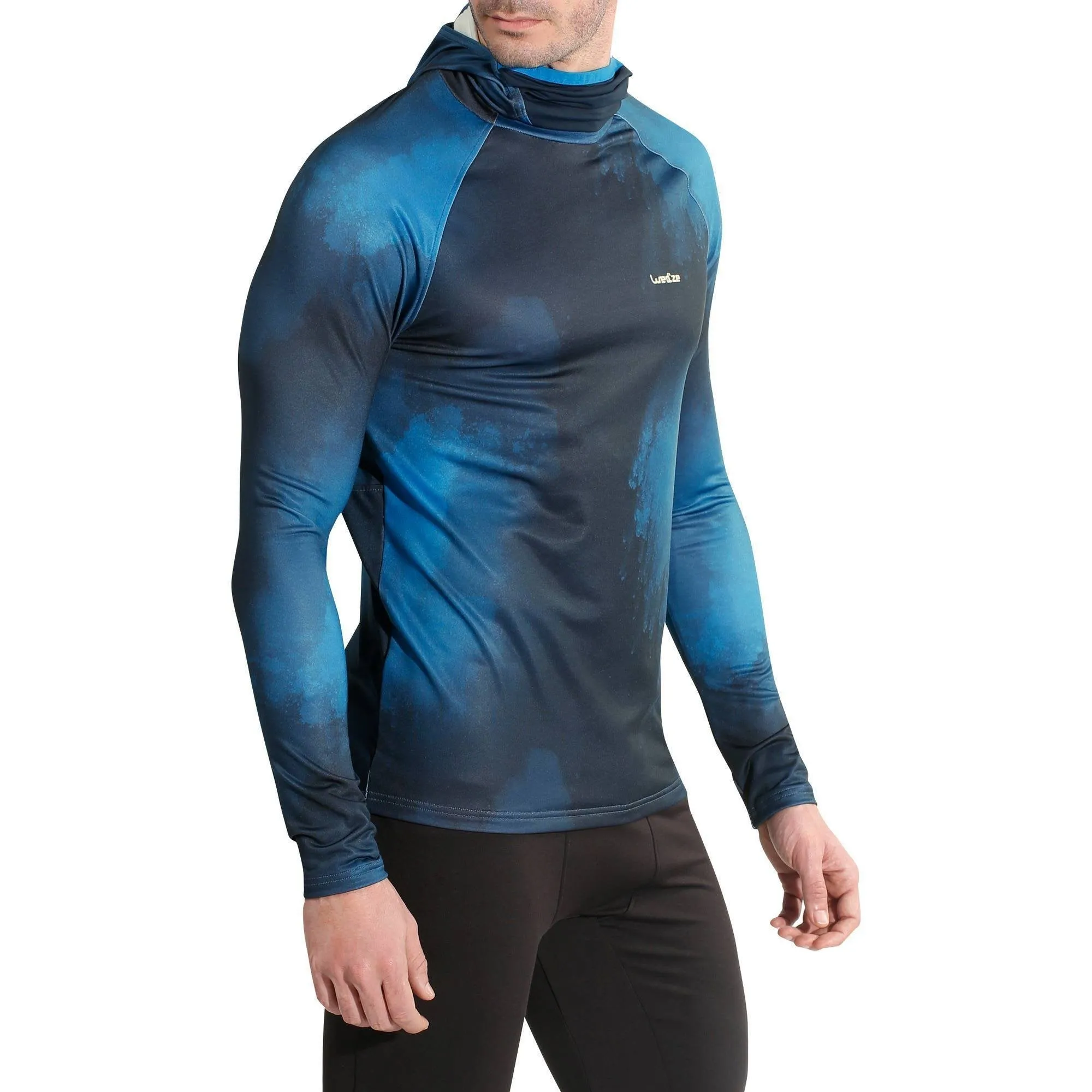 Men's Ski Base Layer Hood Top Freshwarm