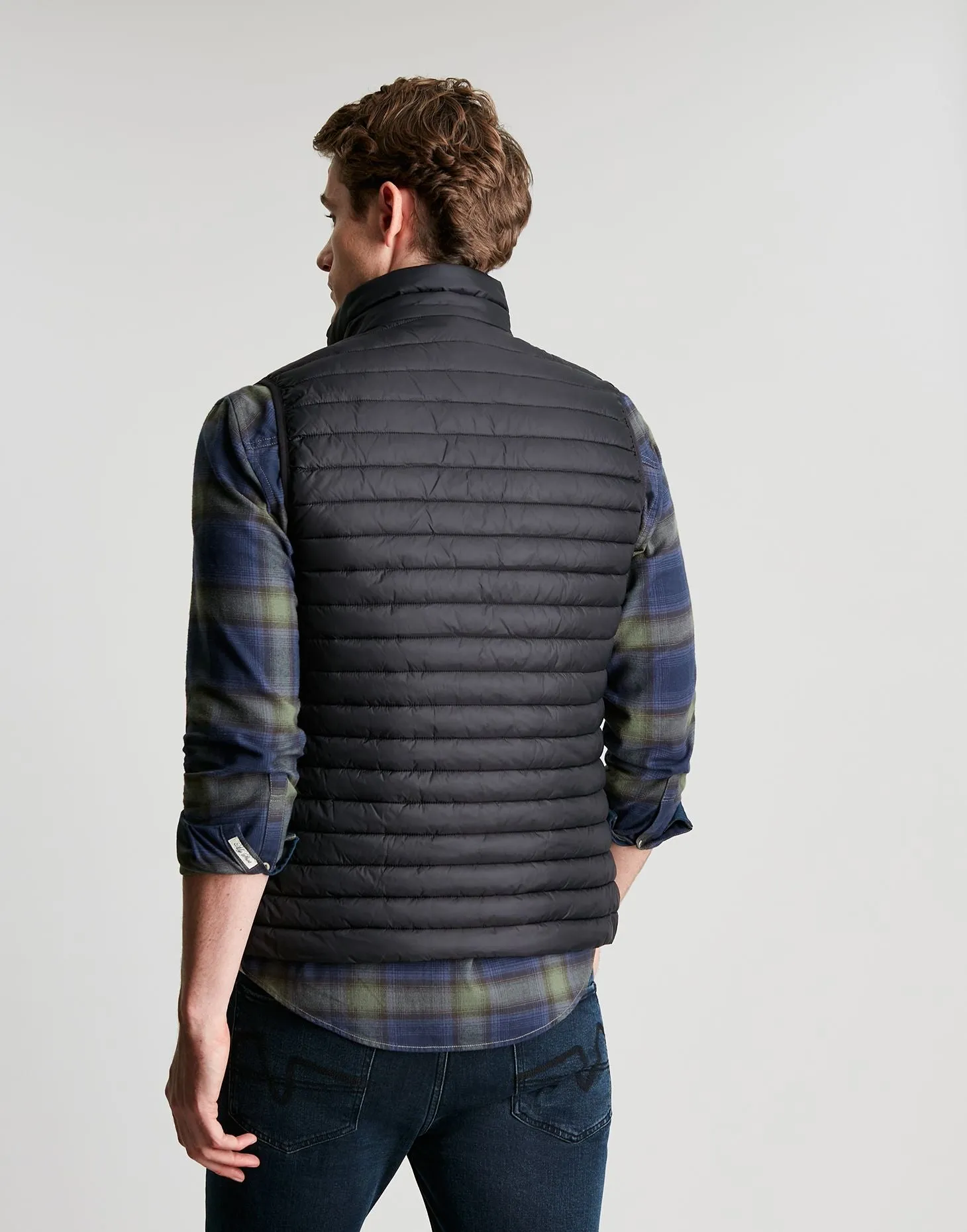 Men's Snug Family Packable Padded Gilet - Black