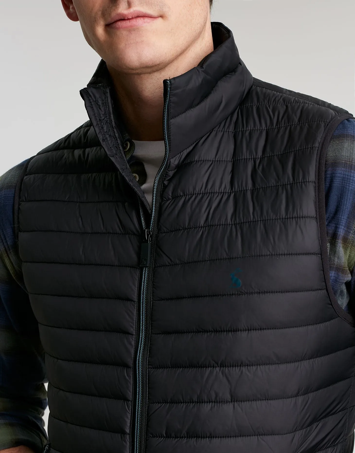 Men's Snug Family Packable Padded Gilet - Black